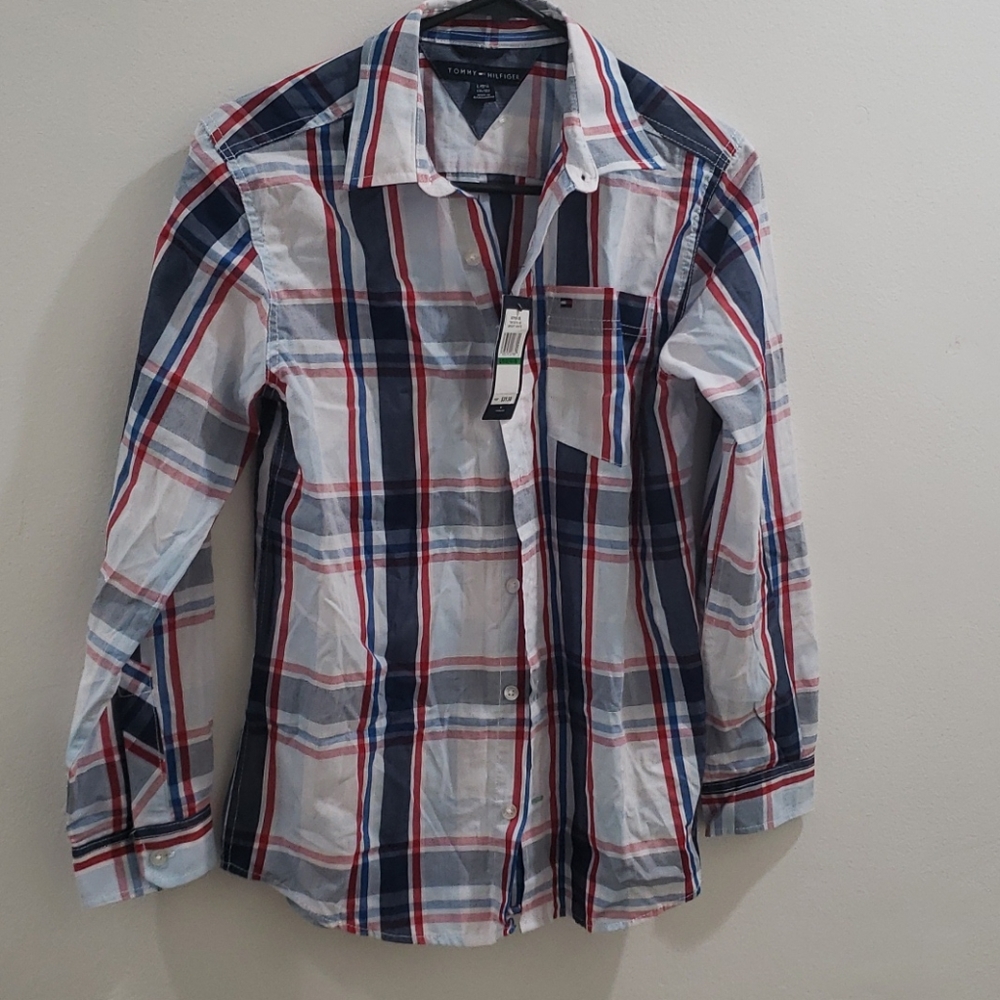 Boys botton up long sleeve